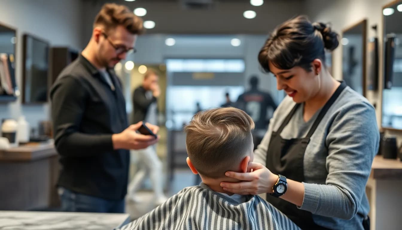 Coupe enfant au barbershop : guide complet pour parents