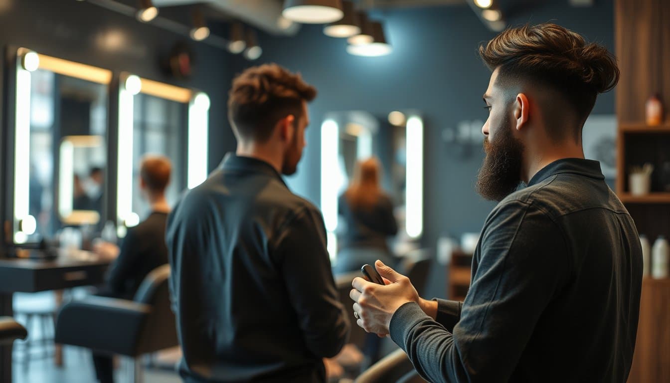 Soin cheveux barbe naturel à Chambéry : rituels en salon
