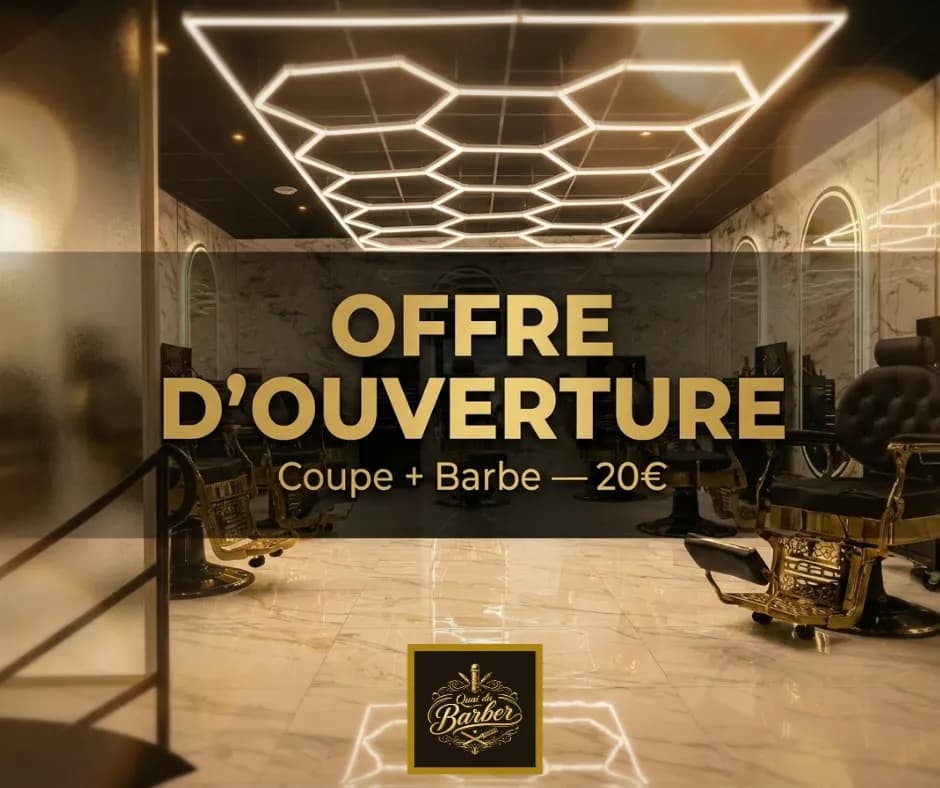 Offre de Lancement : Barbe + Coupe à Prix Exceptionnel !